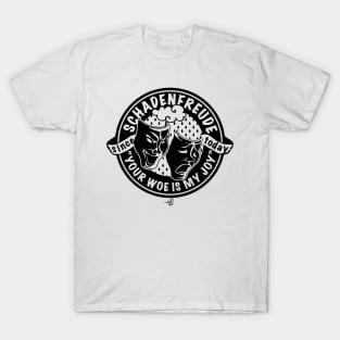 Original Schadenfreude logo by Tai's Tees T-Shirt